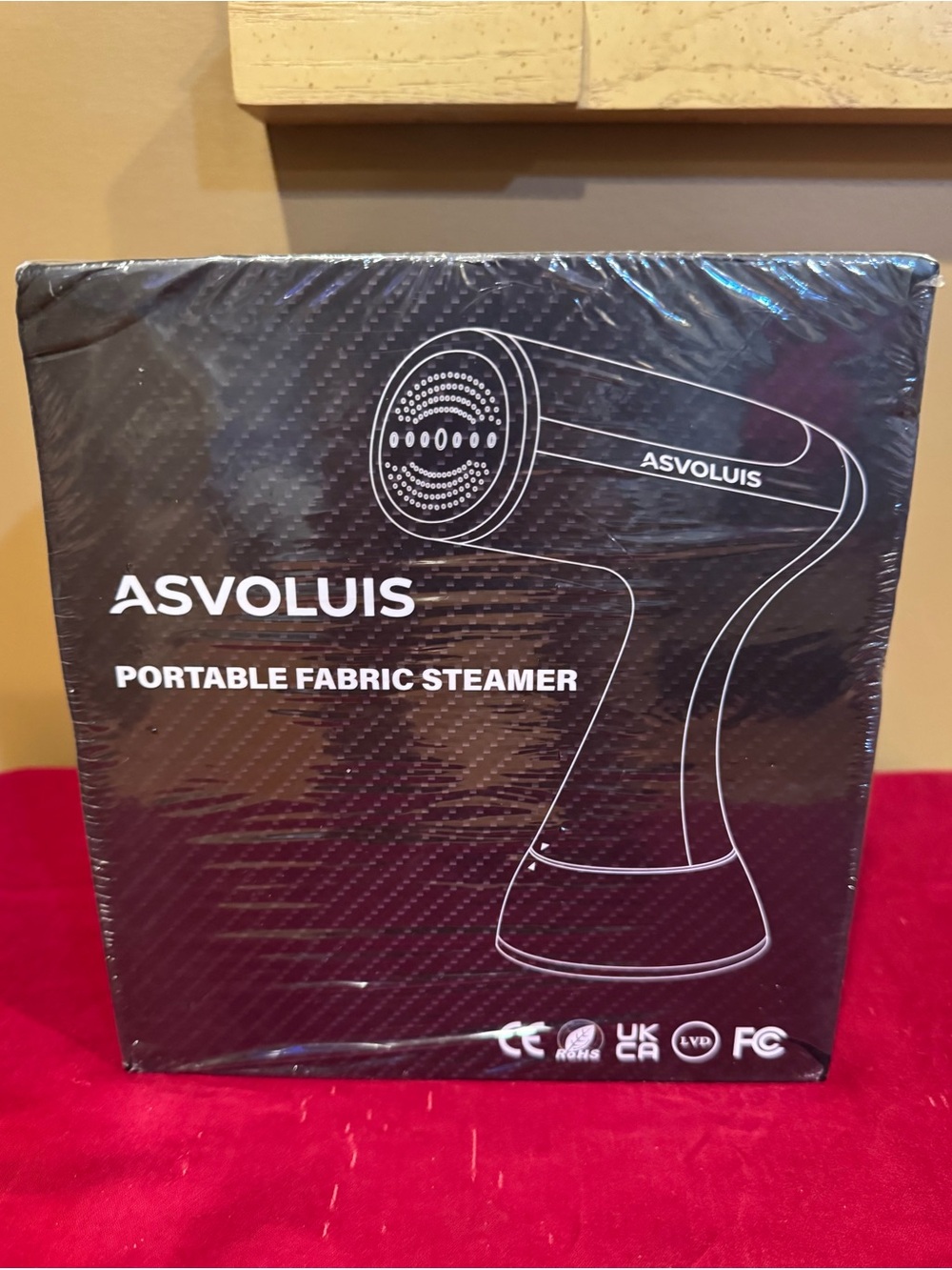 Portable Fabric Steamer in Black